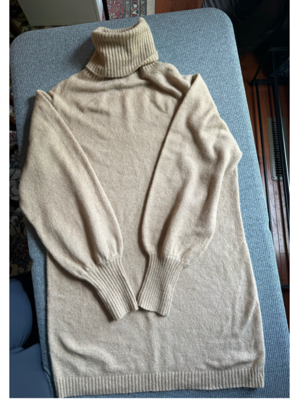 Women's Princess Polly Turtleneck Sweater Beige Size S/M